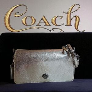 Coach Dinky 1941 Metallic Crossbody Bag Excellent Condition 2018